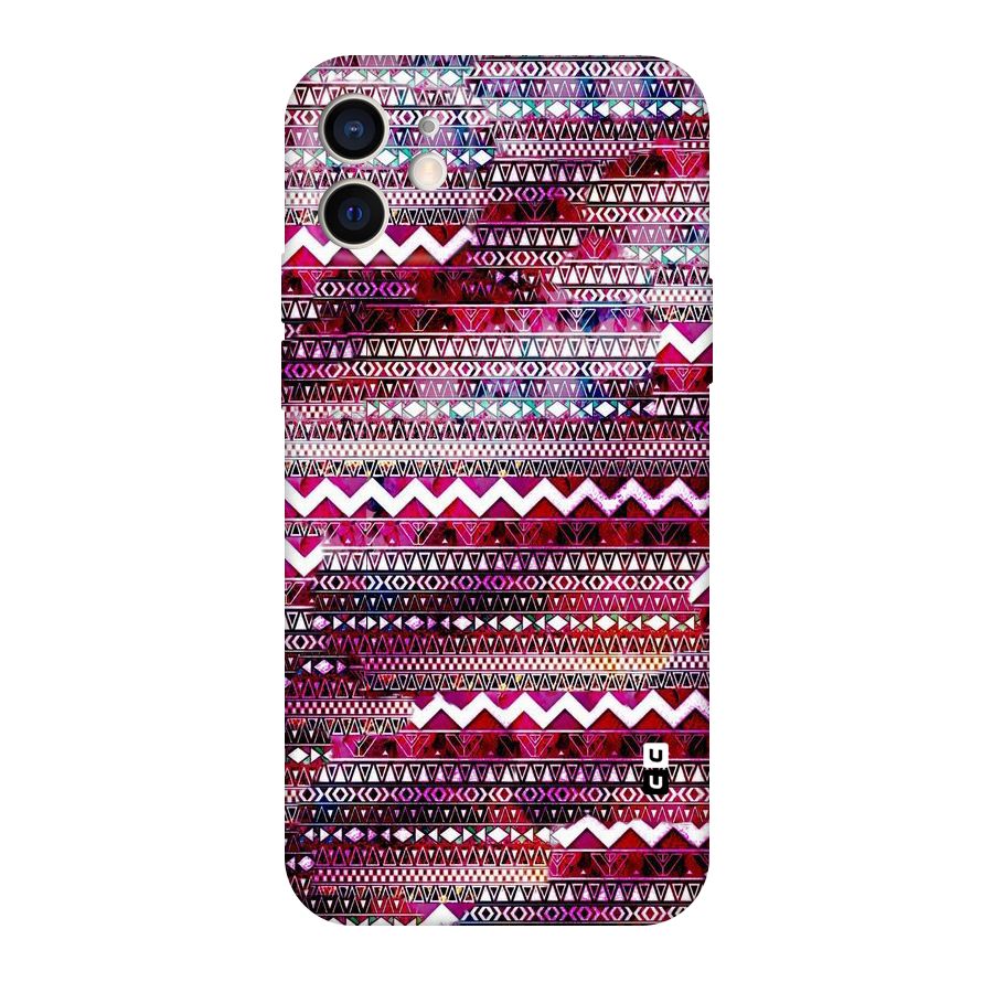 Pink Indie Pattern Original Polycarbonate Back Case for iPhone 12