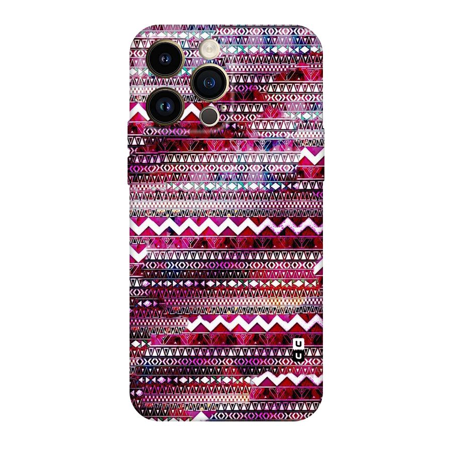 Pink Indie Pattern Original Polycarbonate Back Case for iPhone 14 Pro Max