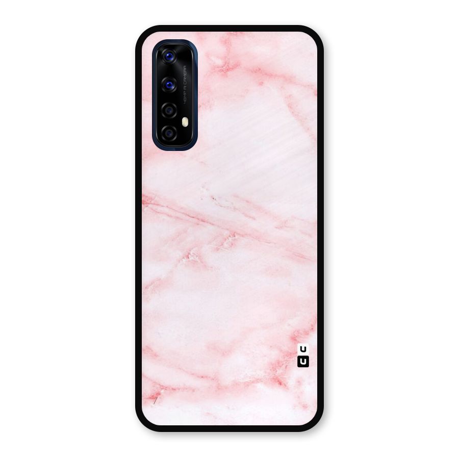 Pink Marble Print Metal Back Case for Realme Narzo 20 Pro