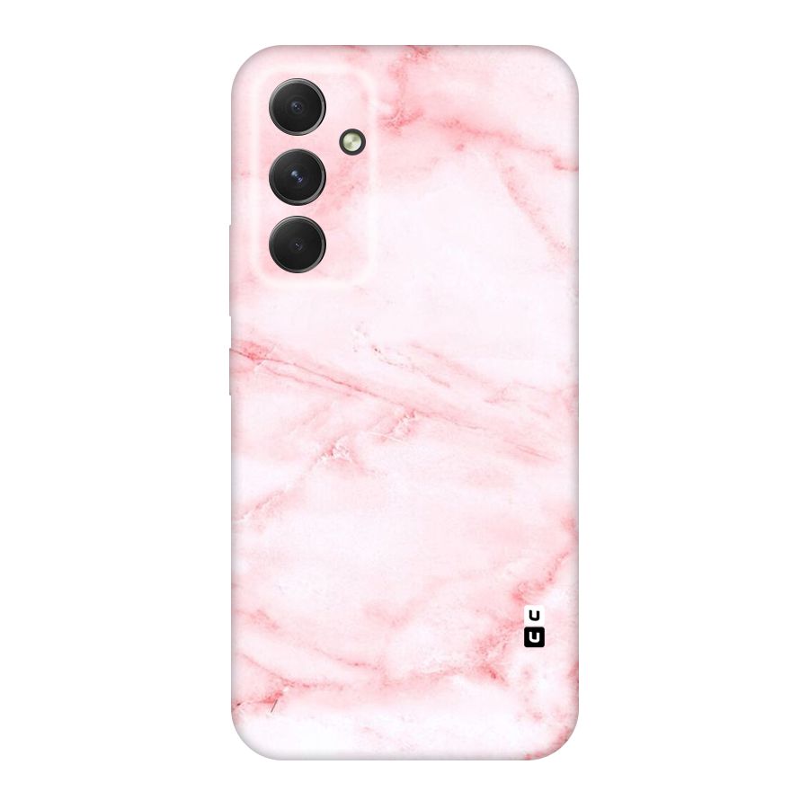 Pink Marble Print Original Polycarbonate Back Case for Galaxy A54