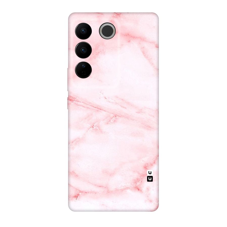 Pink Marble Print Original Polycarbonate Back Case for Vivo V27