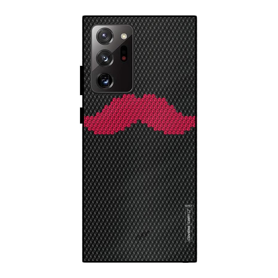 Pink Moustache Metal Back Case for Galaxy Note 20 Ultra