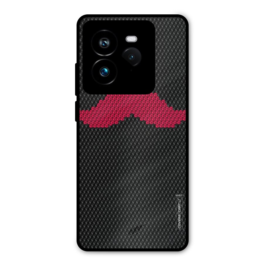 Pink Moustache Metal Back Case for Realme GT 7 Pro