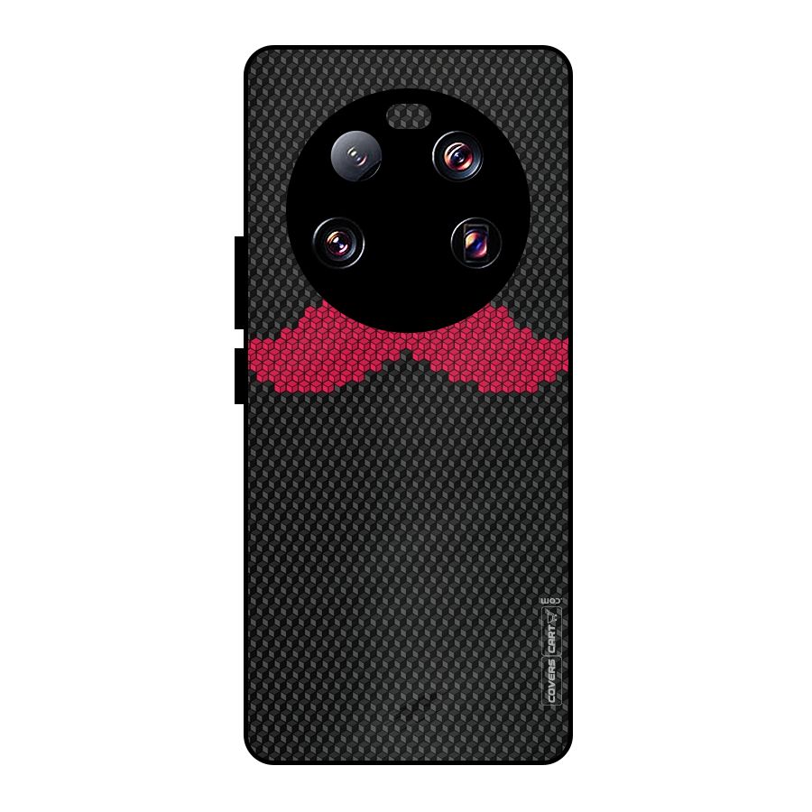 Pink Moustache Metal Back Case for Xiaomi 13 Ultra