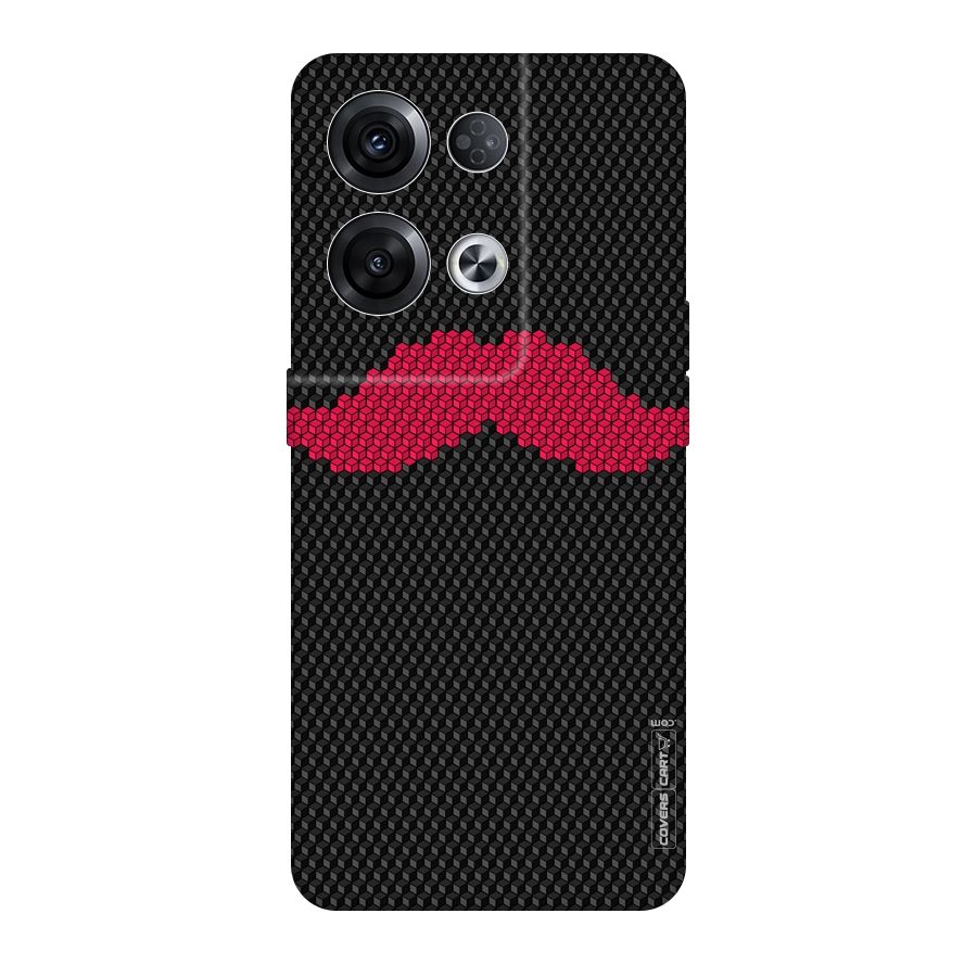 Pink Moustache Original Polycarbonate Back Case for Oppo Reno8 Pro 5G