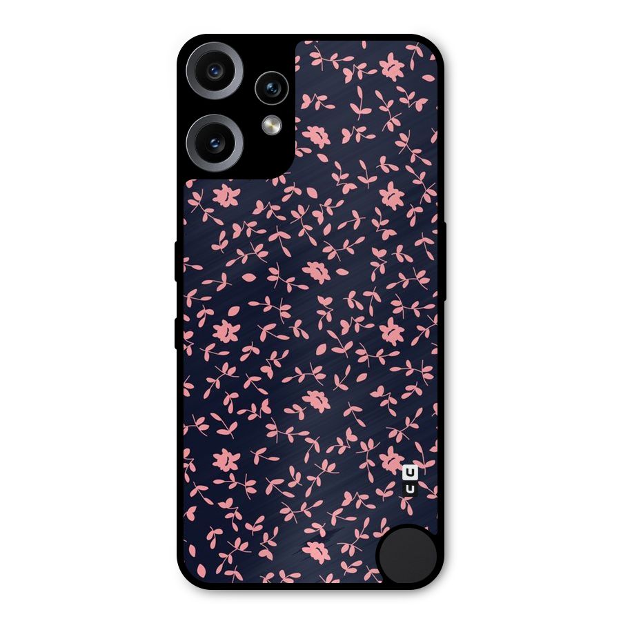 Pink Plant Design Metal Back Case for Nothing CMF Phone 2 Pro