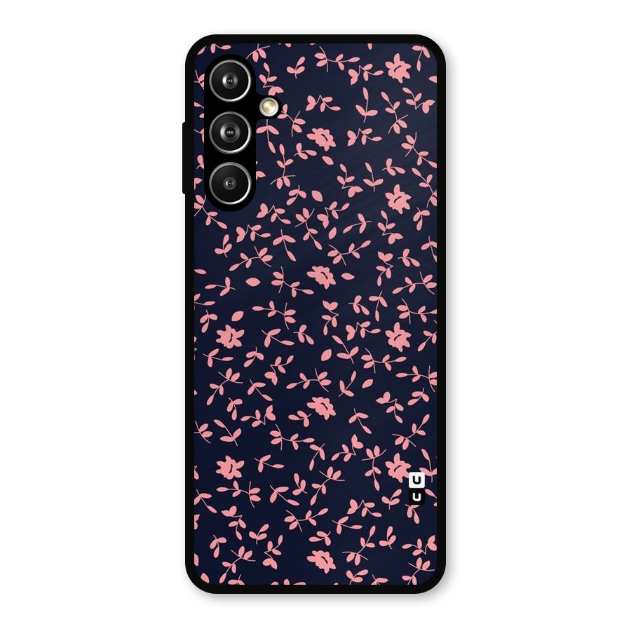 Pink Plant Design Metal Back Case for Samsung Galaxy M54
