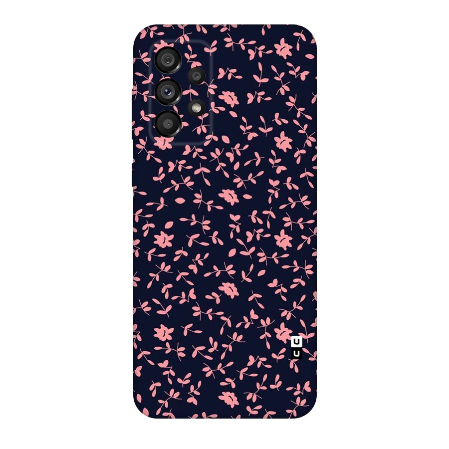 Pink Plant Design Original Polycarbonate Back Case for Galaxy A73 5G