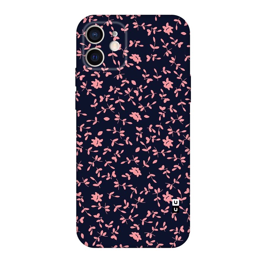 Pink Plant Design Original Polycarbonate Back Case for iPhone 12