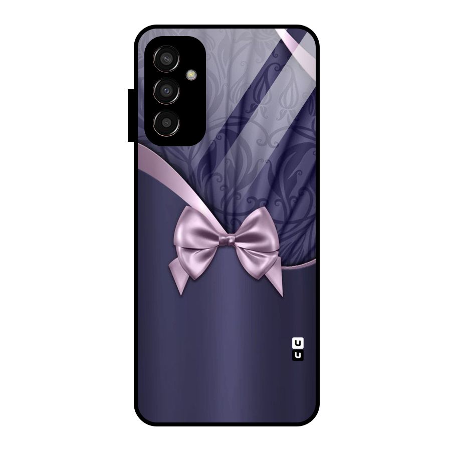 Pink Ribbon Glass Back Case for Galaxy F13