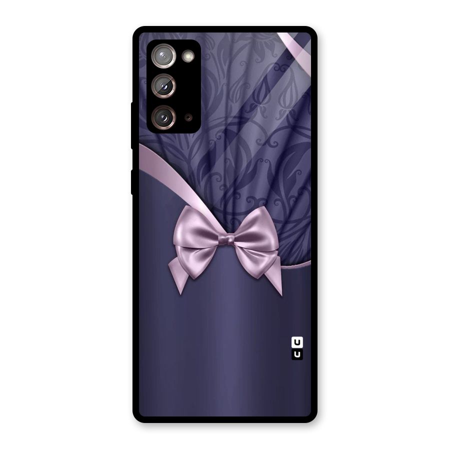 Pink Ribbon Glass Back Case for Galaxy Note 20