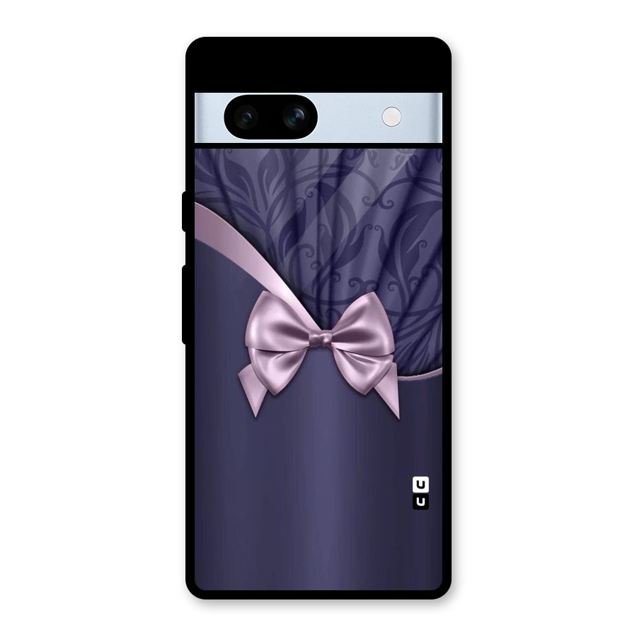 Pink Ribbon Glass Back Case for Google Pixel 7a