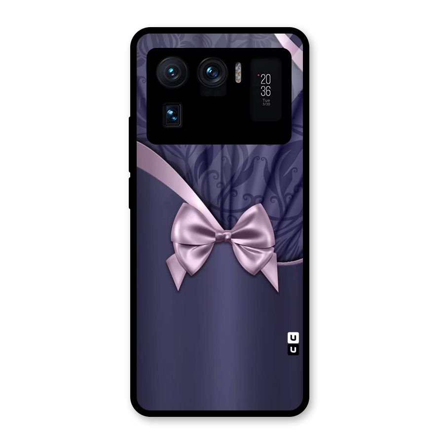 Pink Ribbon Glass Back Case for Mi 11 Ultra