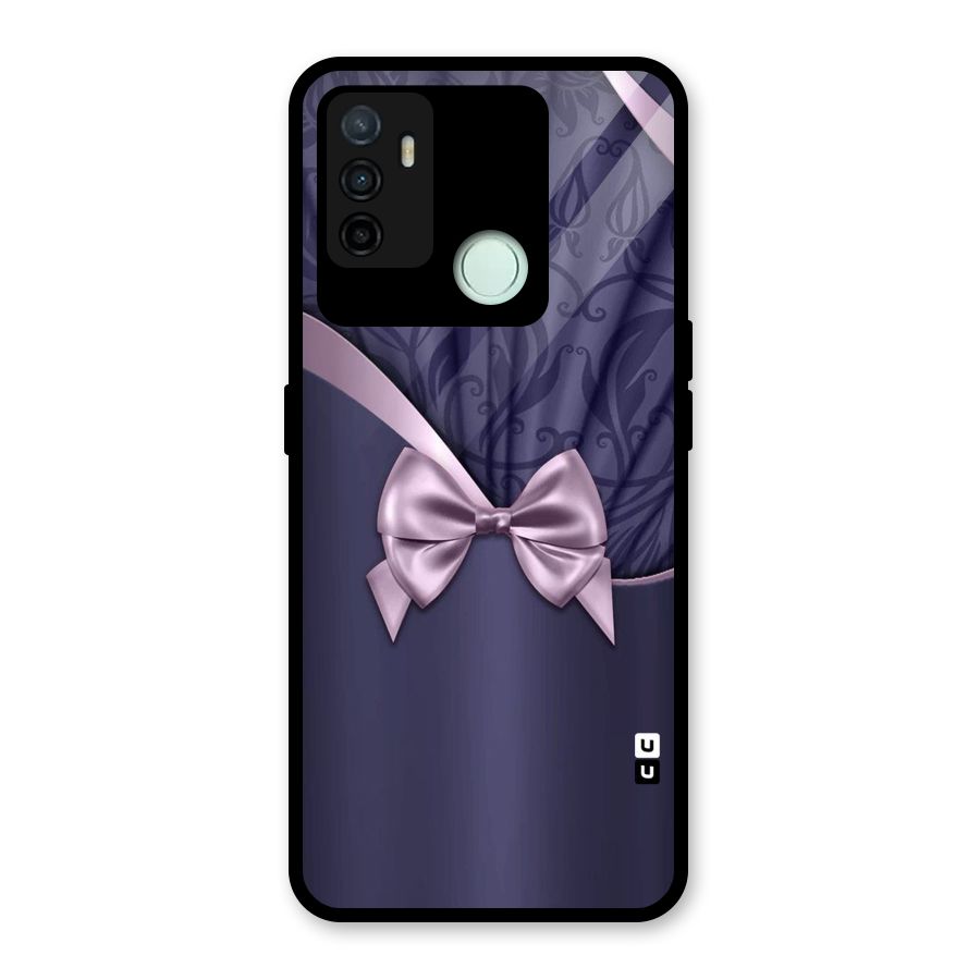 Pink Ribbon Glass Back Case for Oppo A53