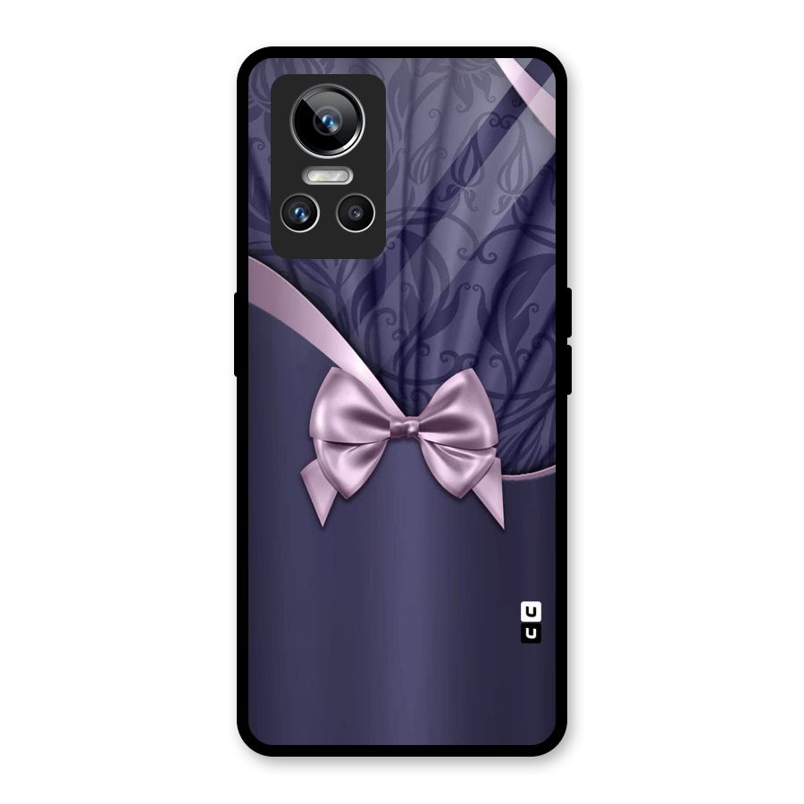 Pink Ribbon Glass Back Case for Realme GT Neo 3