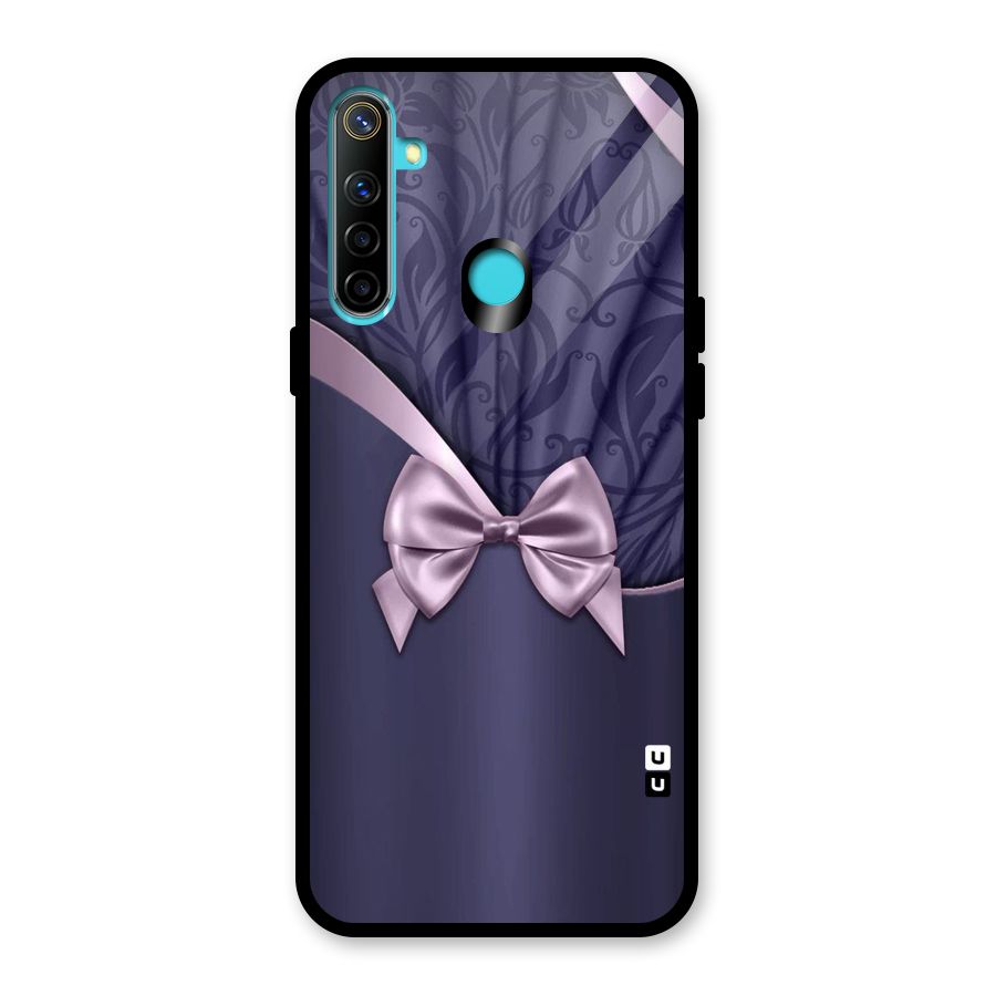 Pink Ribbon Glass Back Case for Realme Narzo 10