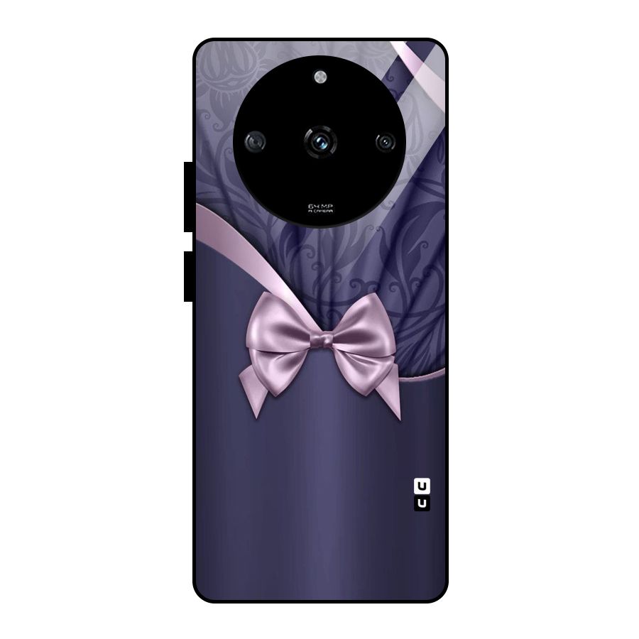 Pink Ribbon Glass Back Case for Realme Narzo 60 5G