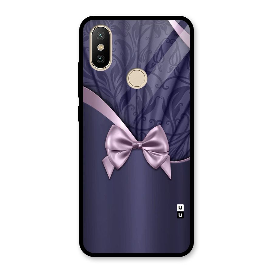 Pink Ribbon Glass Back Case for Redmi A2