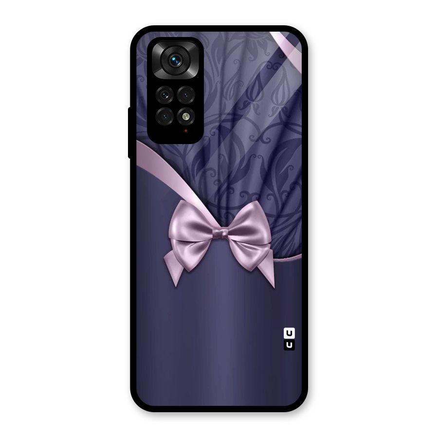Pink Ribbon Glass Back Case for Redmi Note 11S