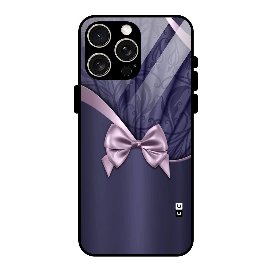 Pink Ribbon Glass Back Case for iPhone 15 Pro Max