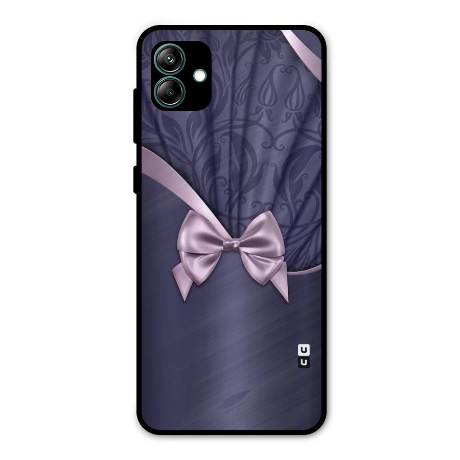 Pink Ribbon Metal Back Case for Galaxy A04