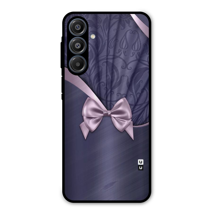 Pink Ribbon Metal Back Case for Galaxy A16 5G