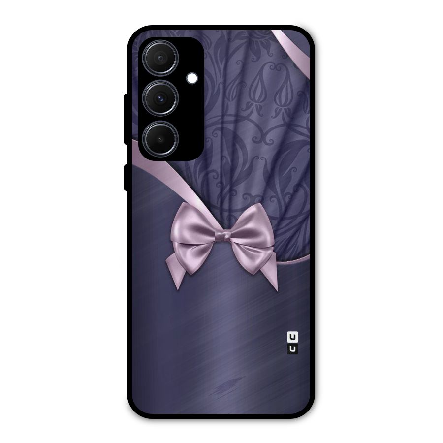 Pink Ribbon Metal Back Case for Galaxy A35