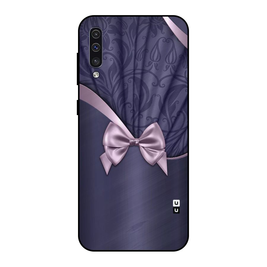 Pink Ribbon Metal Back Case for Galaxy A50s