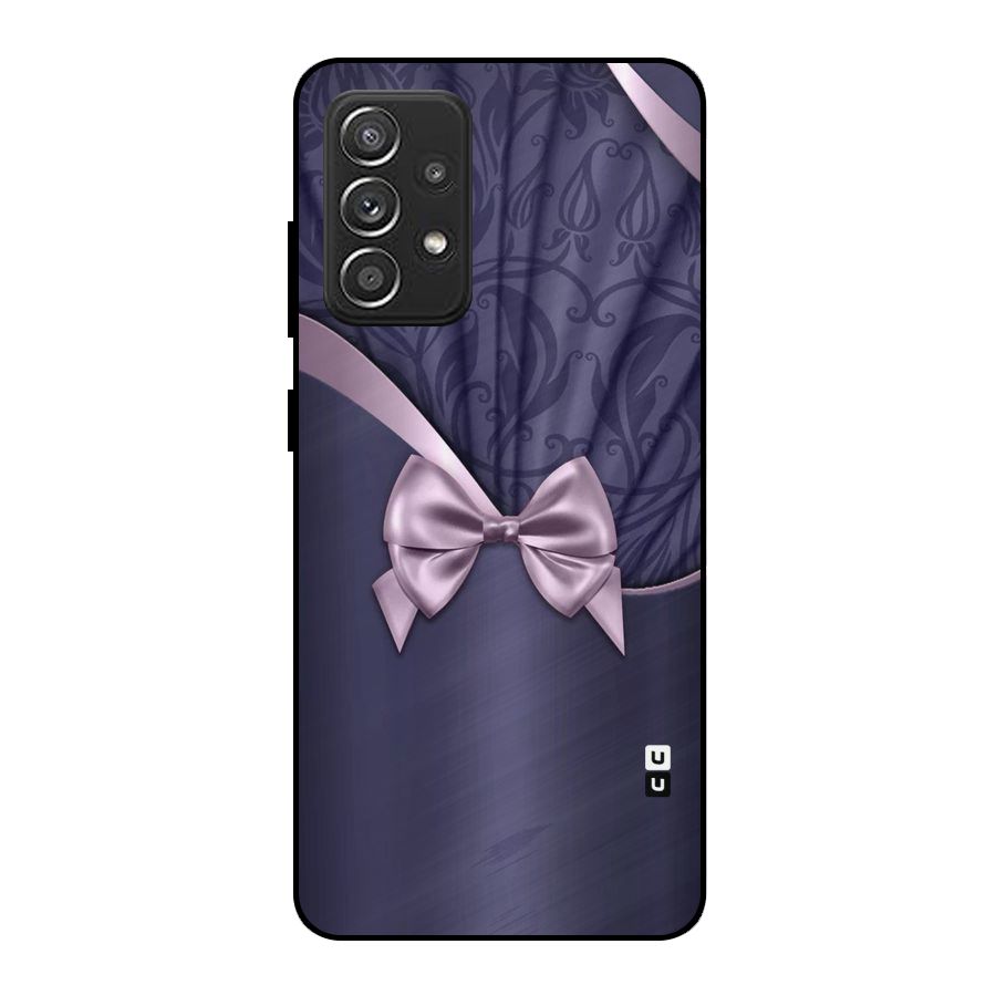 Pink Ribbon Metal Back Case for Galaxy A52s 5G