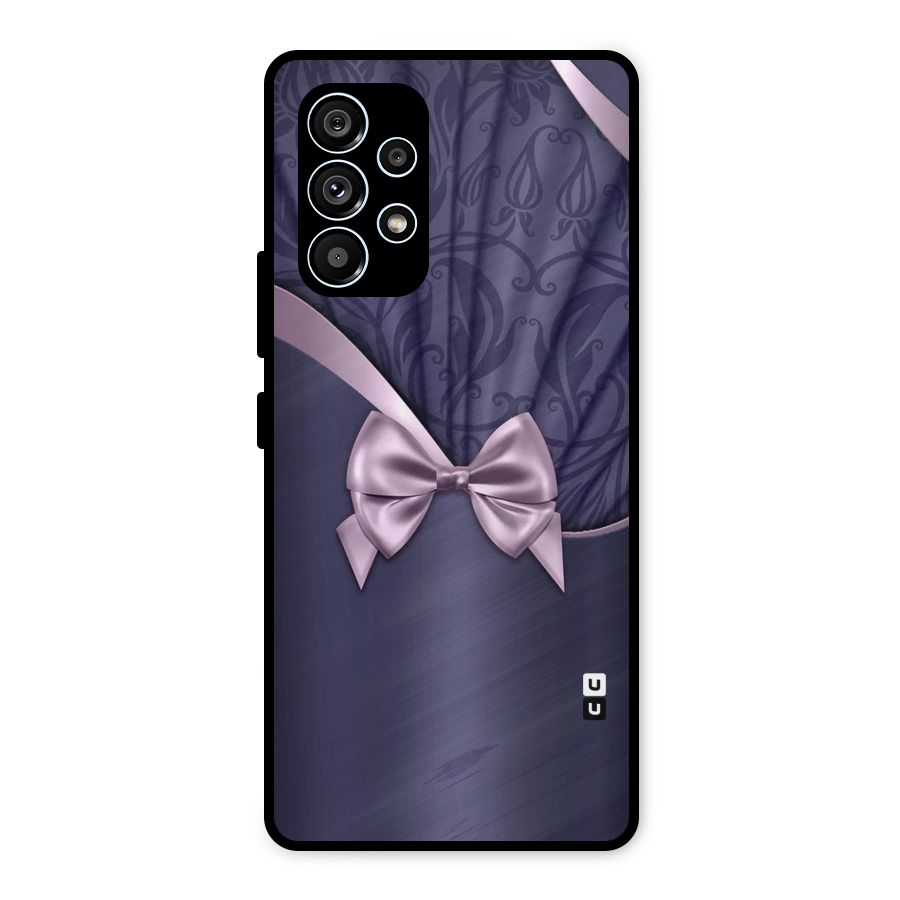 Pink Ribbon Metal Back Case for Galaxy A53 5G