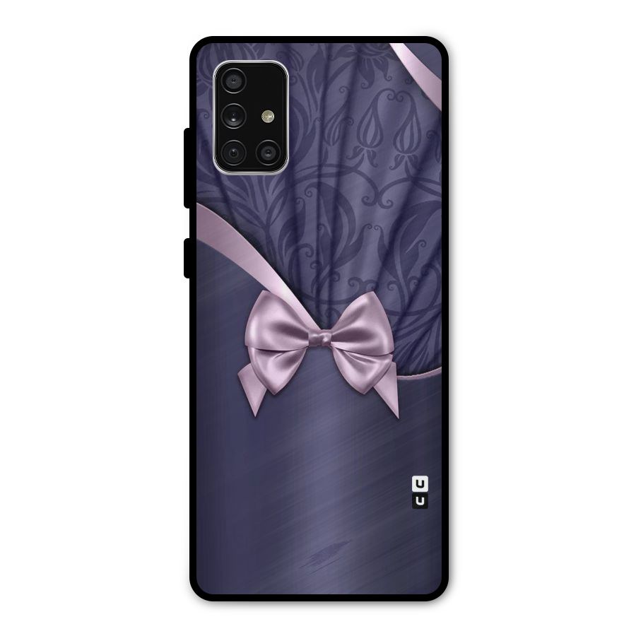 Pink Ribbon Metal Back Case for Galaxy A71