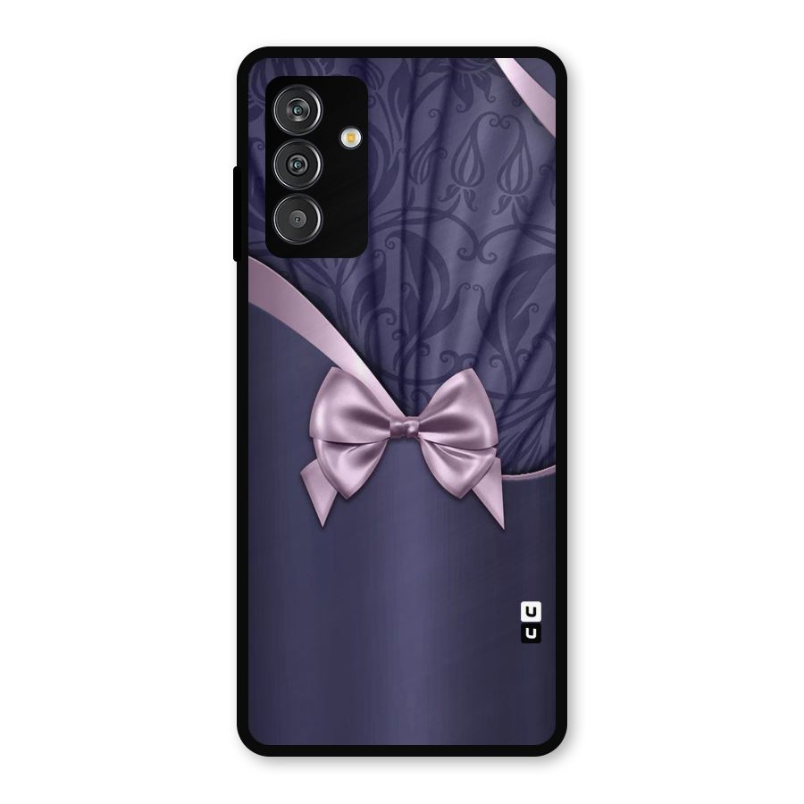 Pink Ribbon Metal Back Case for Galaxy F13