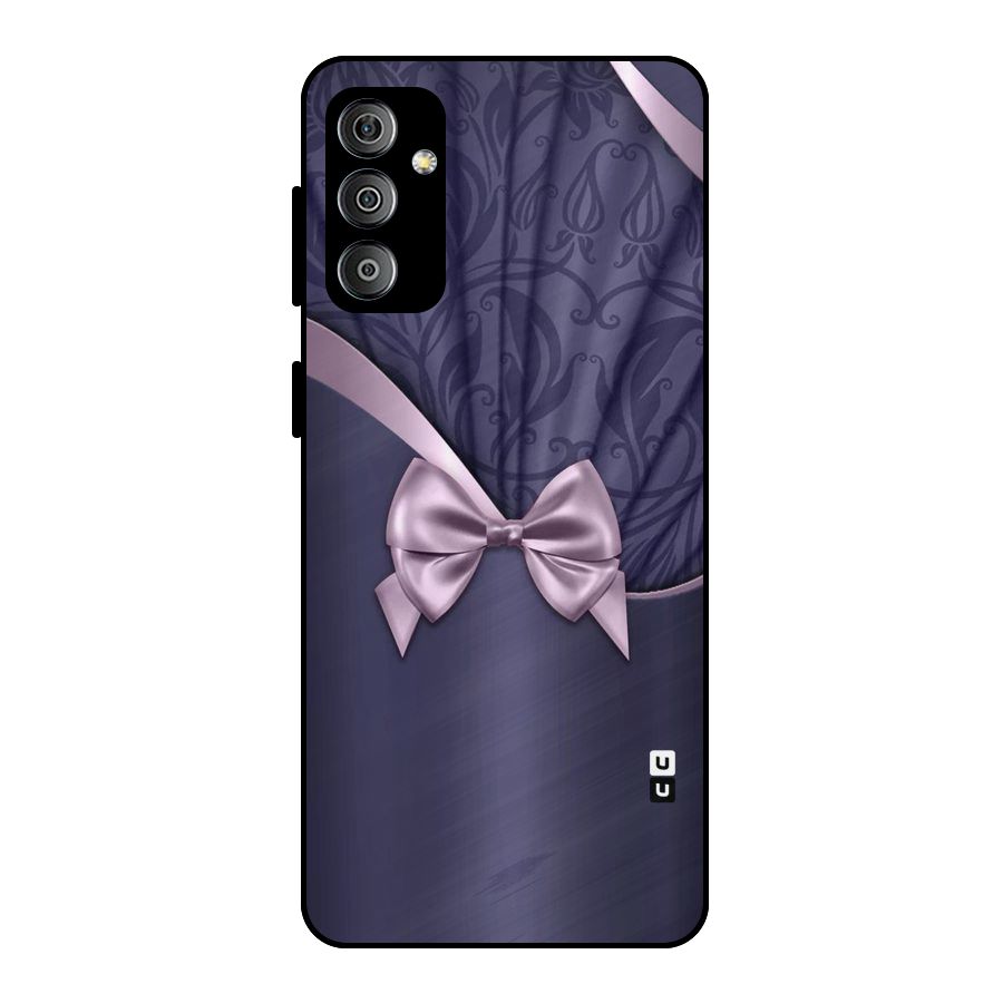 Pink Ribbon Metal Back Case for Galaxy F23