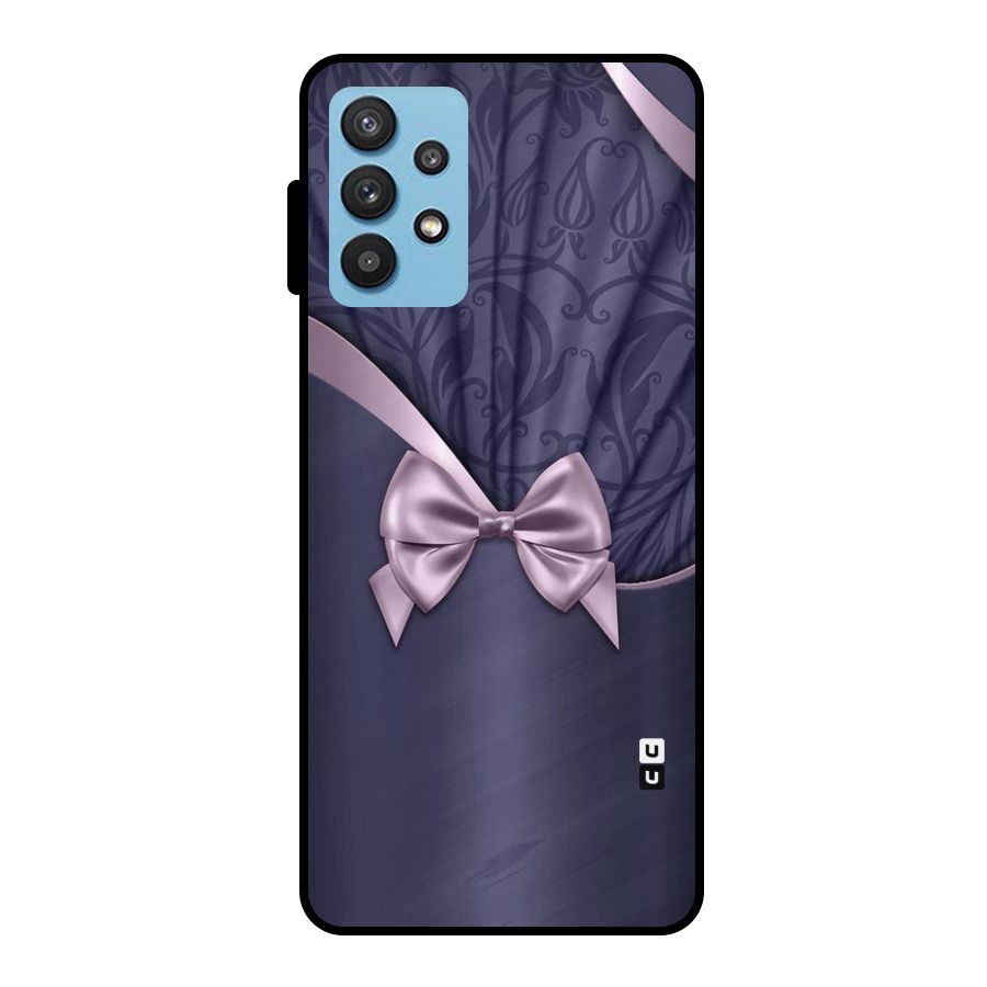 Pink Ribbon Metal Back Case for Galaxy M32 5G