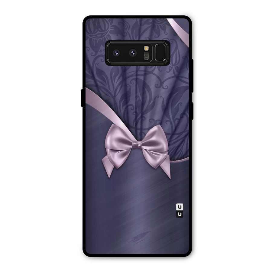 Pink Ribbon Metal Back Case for Galaxy Note 8
