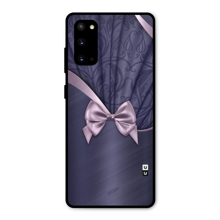 Pink Ribbon Metal Back Case for Galaxy S20