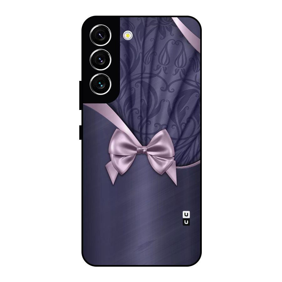 Pink Ribbon Metal Back Case for Galaxy S22 5G