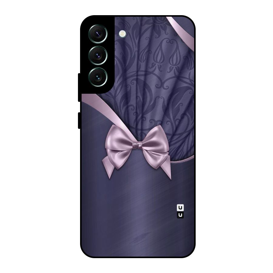 Pink Ribbon Metal Back Case for Galaxy S22 Plus 5G