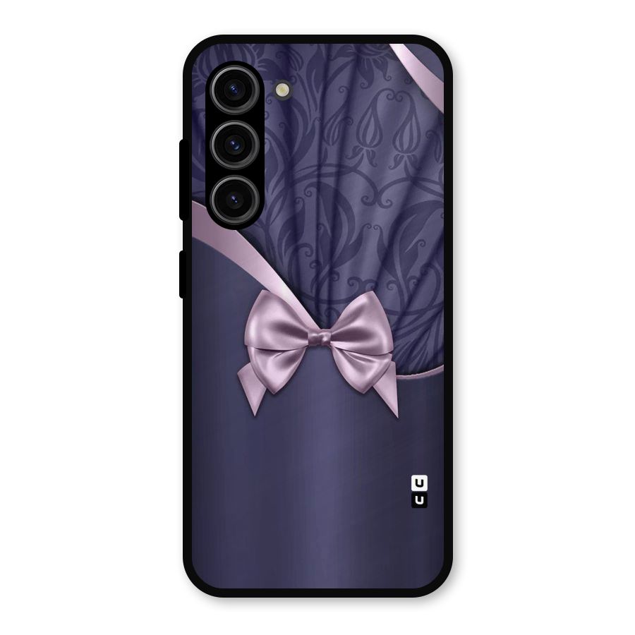 Pink Ribbon Metal Back Case for Galaxy S23