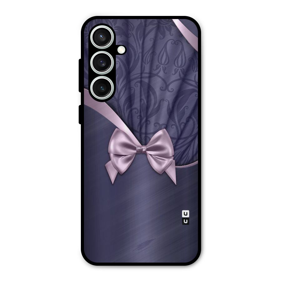 Pink Ribbon Metal Back Case for Galaxy S23 FE