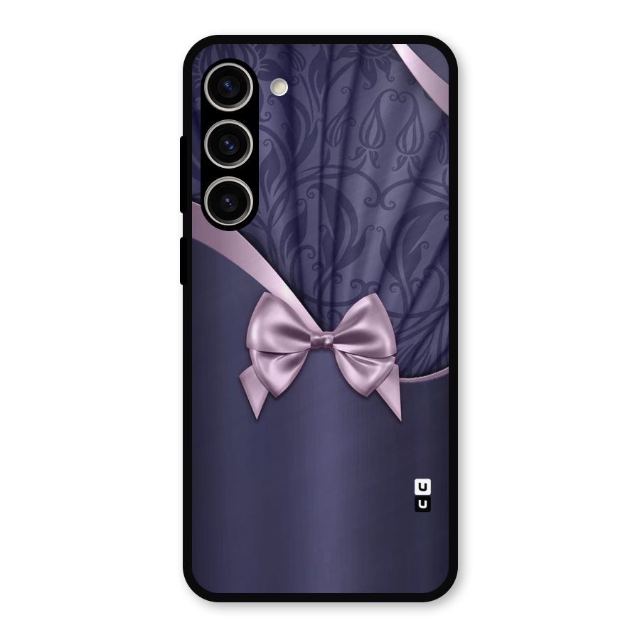 Pink Ribbon Metal Back Case for Galaxy S23 Plus