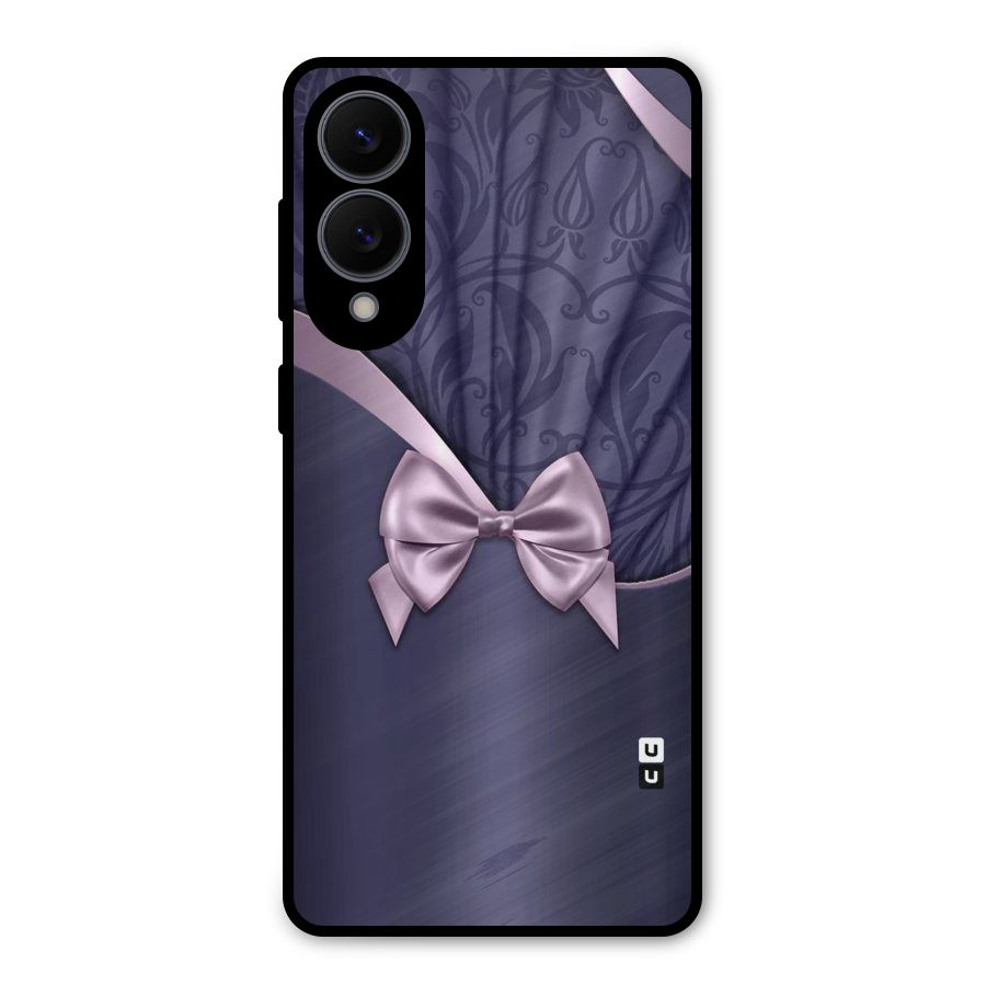 Pink Ribbon Metal Back Case for Galaxy S25 Edge