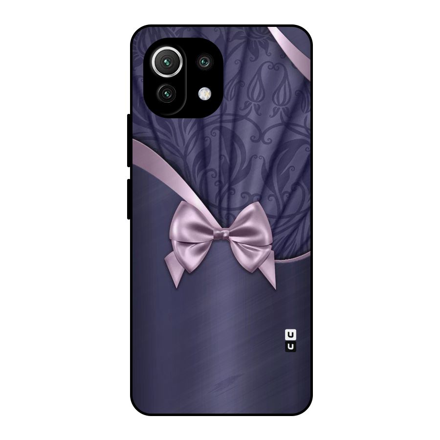Pink Ribbon Metal Back Case for Mi 11 Lite NE 5G