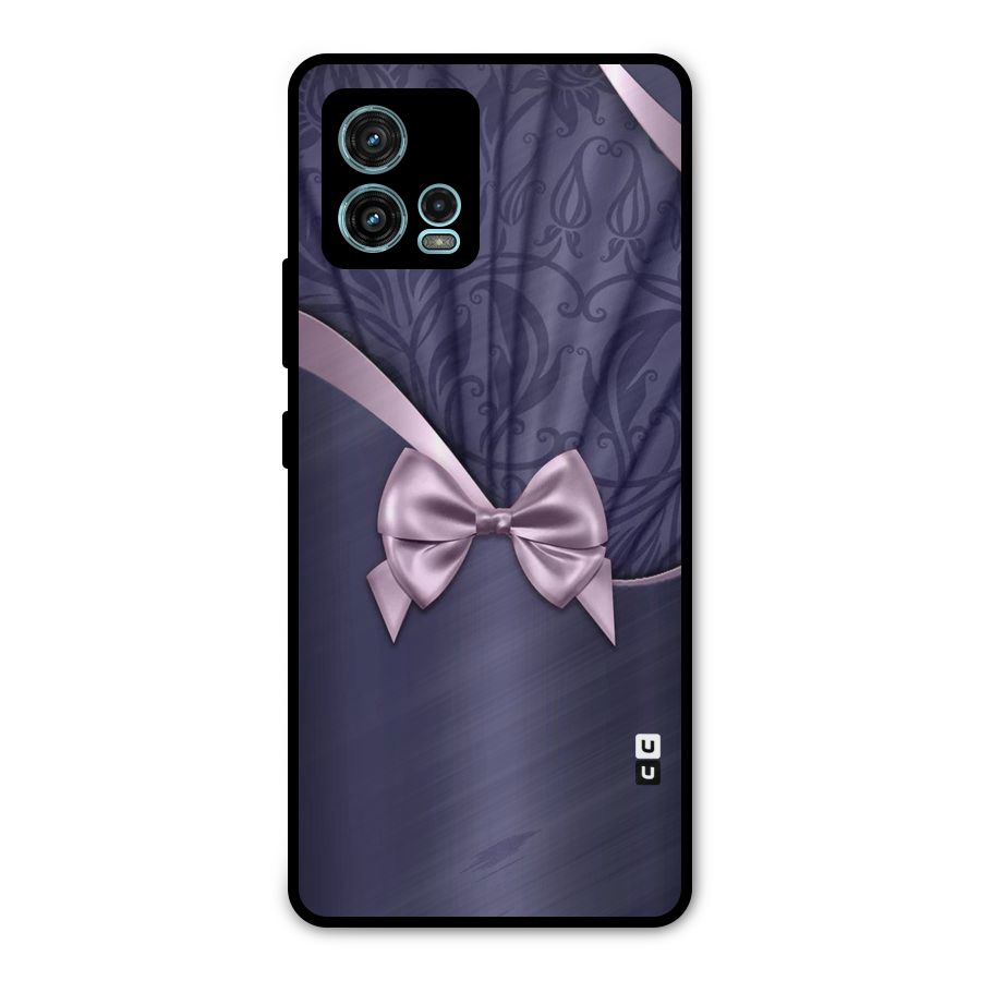 Pink Ribbon Metal Back Case for Moto G72