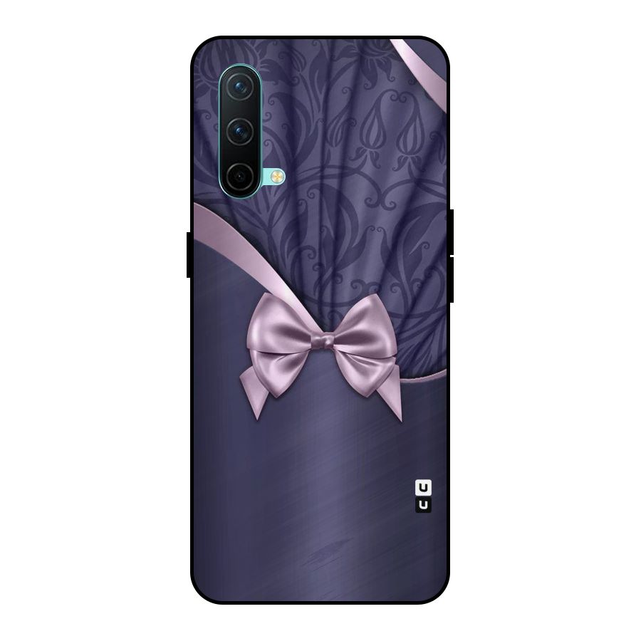 Pink Ribbon Metal Back Case for OnePlus Nord CE 5G