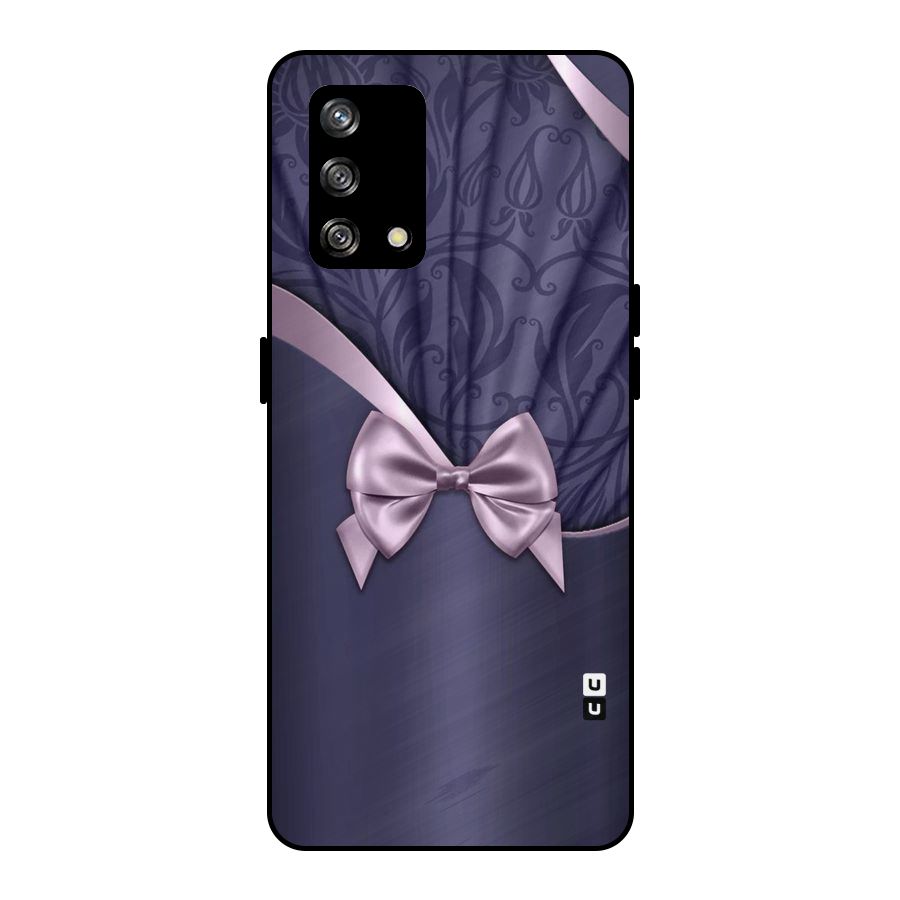 Pink Ribbon Metal Back Case for Oppo F19