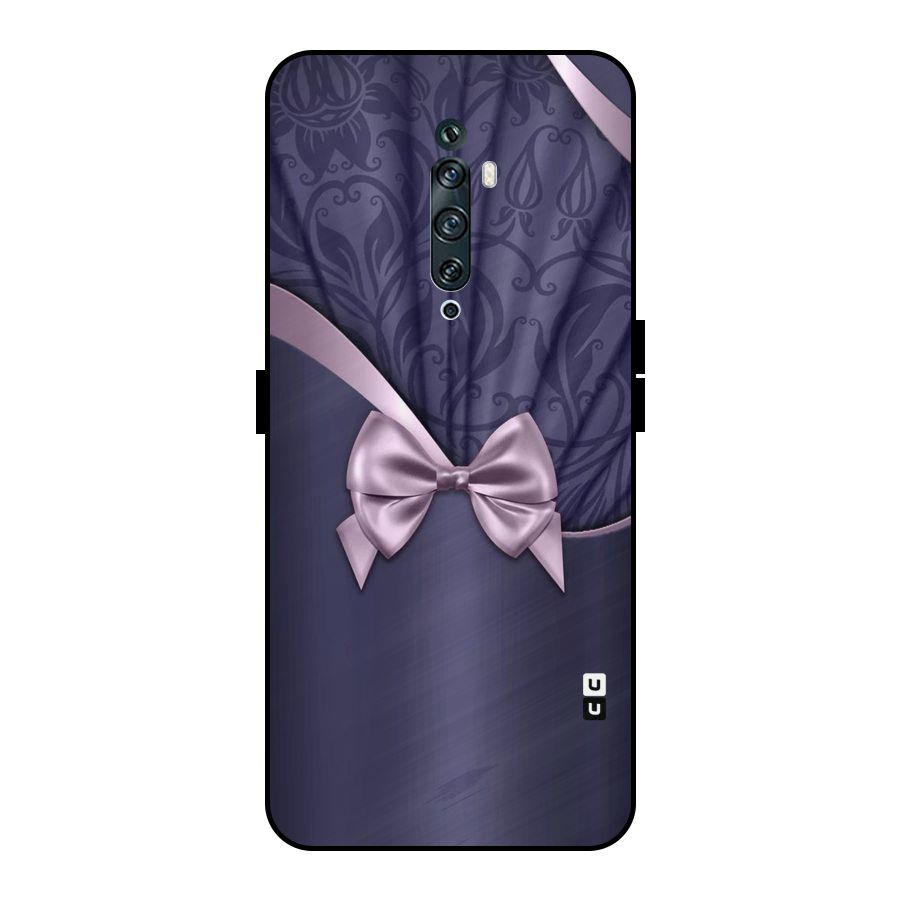 Pink Ribbon Metal Back Case for Oppo Reno2 Z