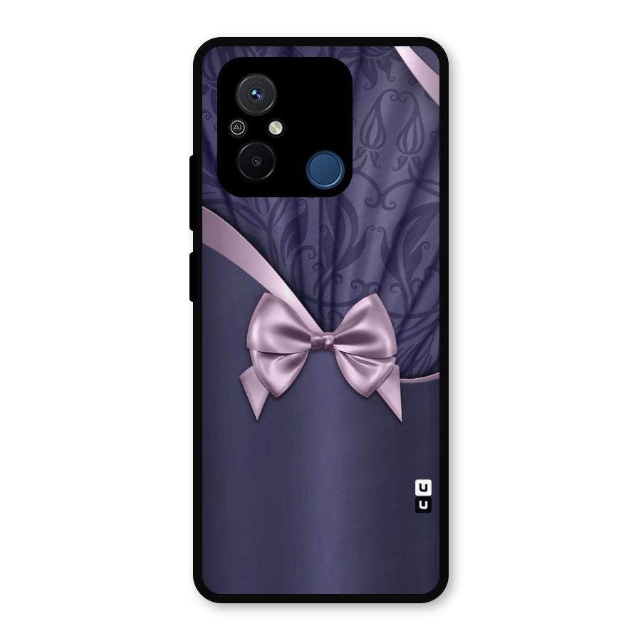 Pink Ribbon Metal Back Case for Poco C55