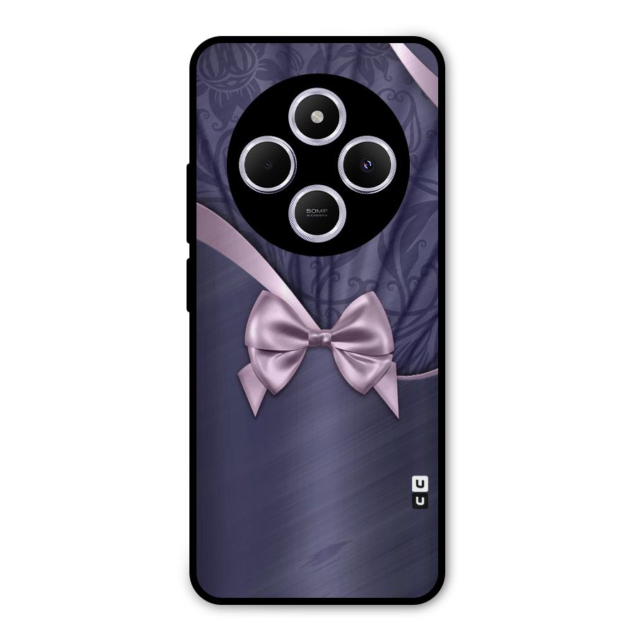 Pink Ribbon Metal Back Case for Poco M7