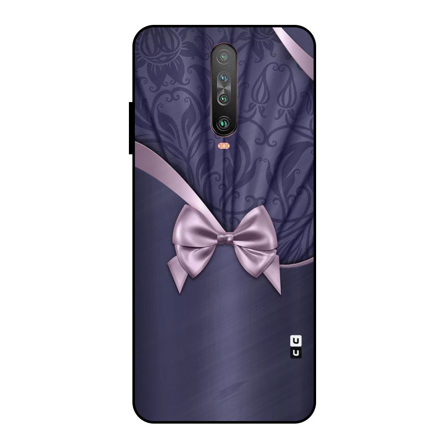 Pink Ribbon Metal Back Case for Poco X2